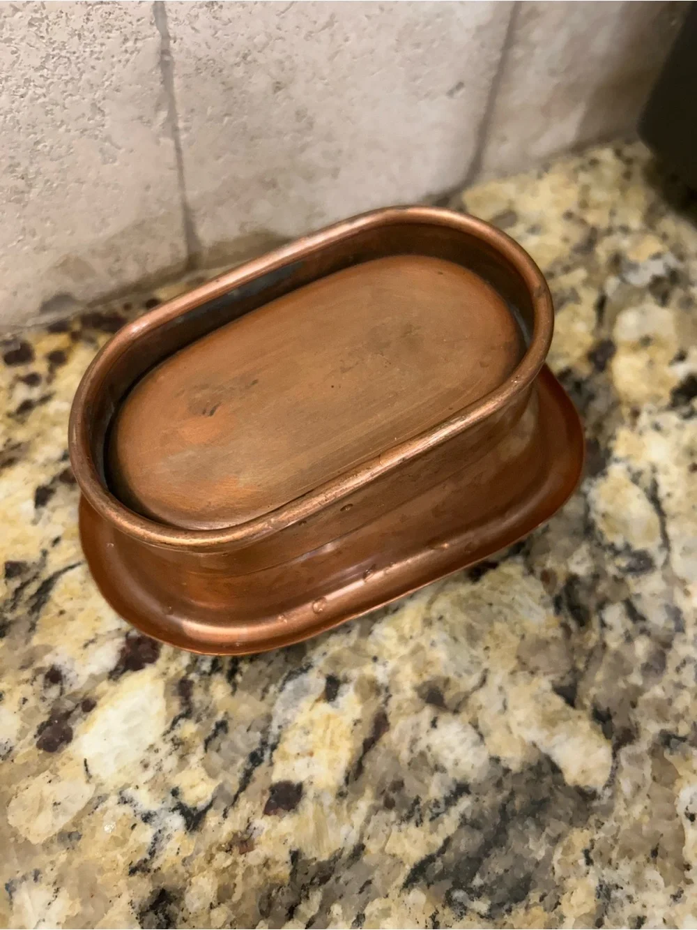 Copper Mini Bathtub Decorative Soap Dish
